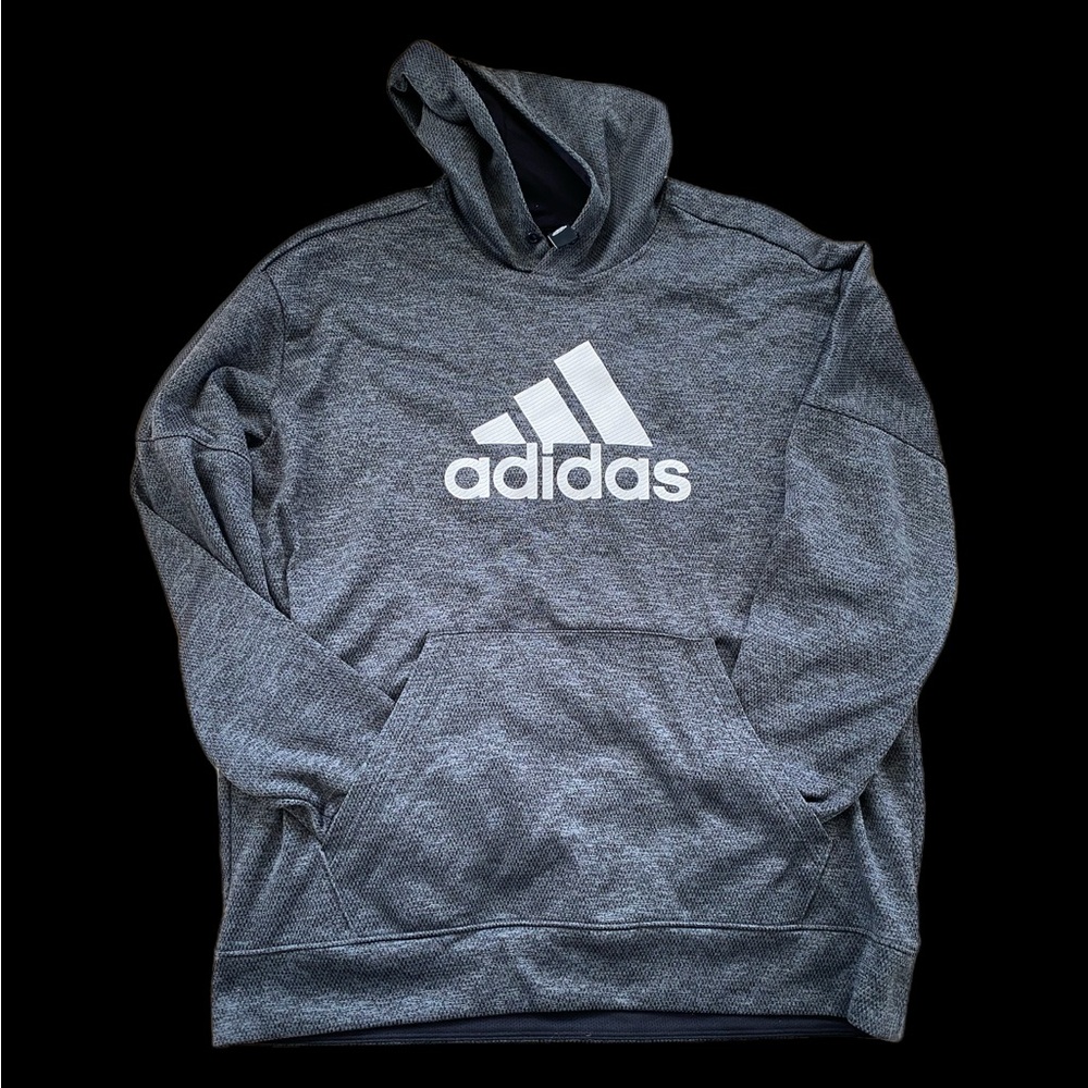 Adidas Gray Sweatshirt Classic Pullover Hoodie men’s XL